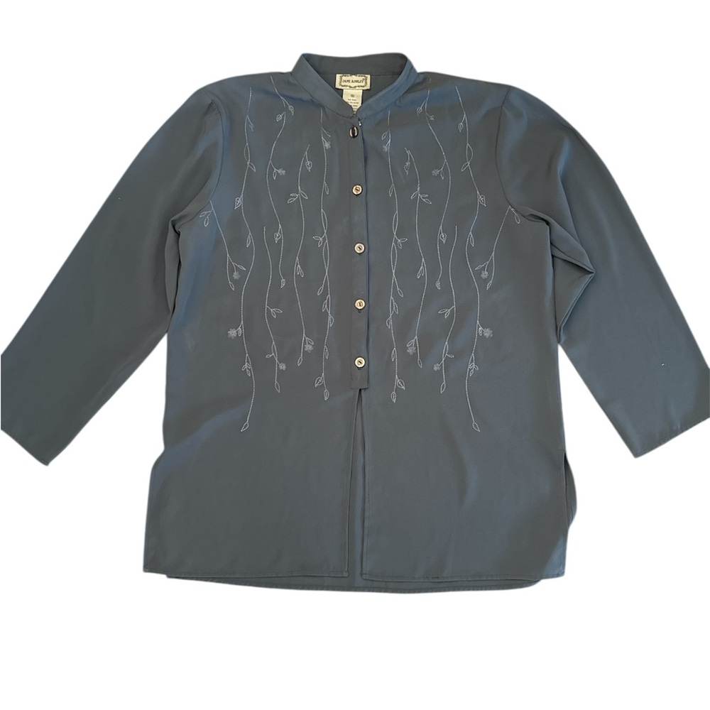 Jane Ashley Embroidered Blouse Size XL